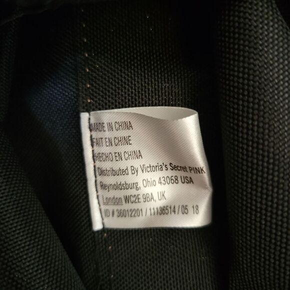 PINK Victoria's Secret Rose Gold & Black Tote Bag - Picture 4 of 4